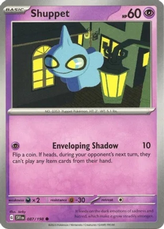 Shuppet – 087/198 – Common – Reverse Holo – Near Mint
