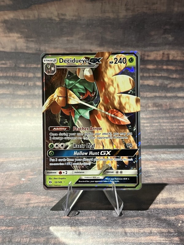 Decidueye GX 12/149 Ultra Rare SM: Sun & Moon Base Set Pokemon Card