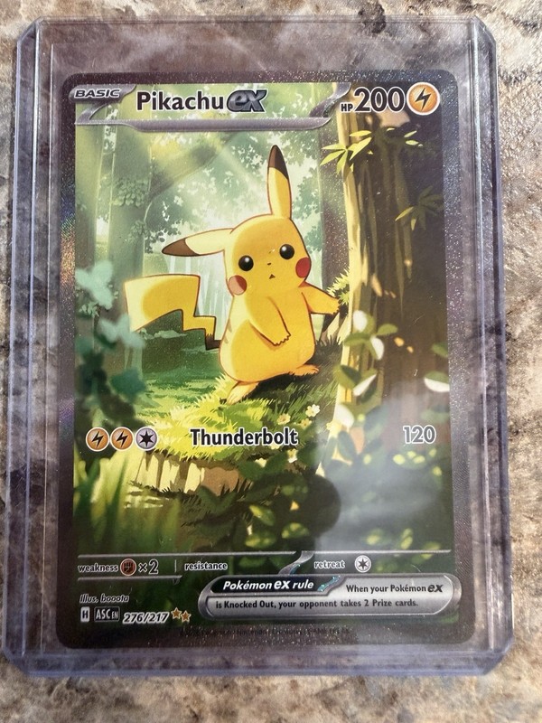 Pikachu ex 276/217 Special Illustration Rare SIR Pokémon ME: Ascended Heroes NM