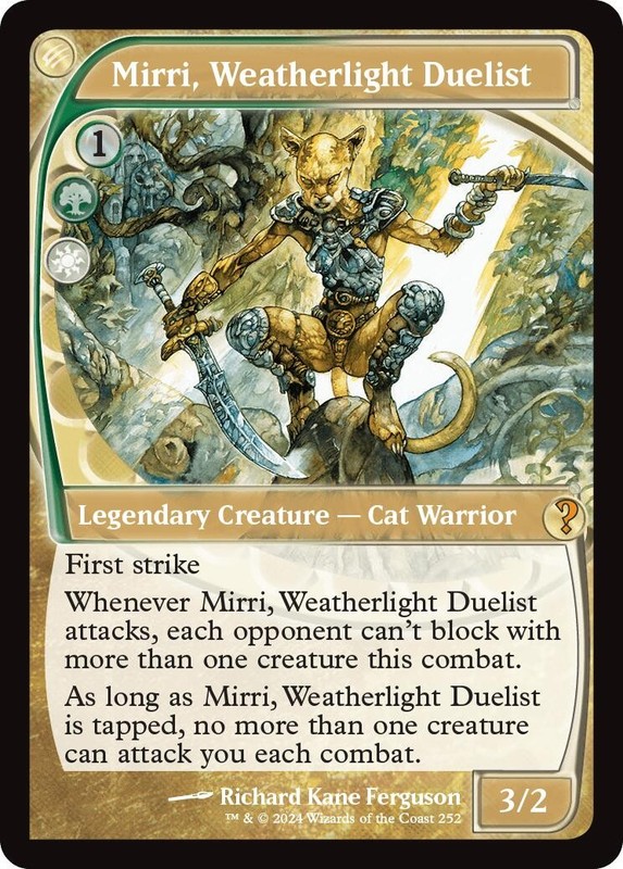 Mirri, Weatherlight Duelist (Future Sight) #252 *Foil* (NM) Mystery Booster 2…