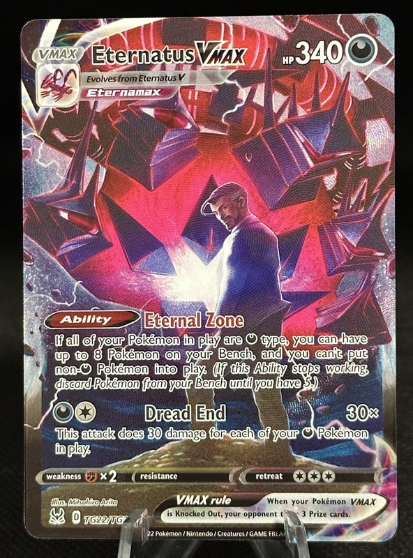 Eternatus VMAX Trainer Gallery Pokémon TCG Holo Ultra Rare Lost Origin TG22/TG30
