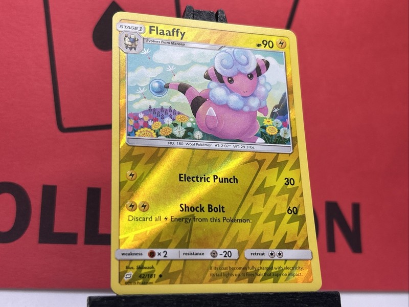 Flaaffy 42/181 Team Up Reverse Holo Pokemon Card gallery