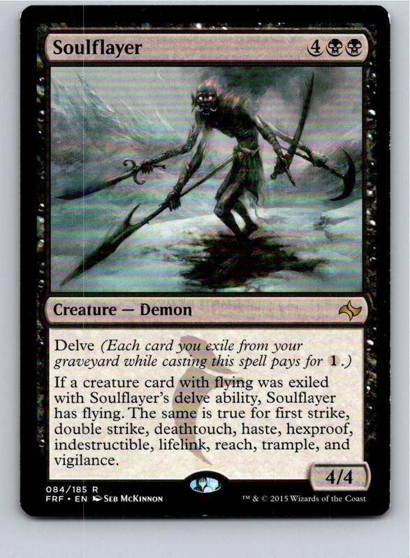 Magic the Gathering Soulflayer Fate Reforged MTG Free Shipping!