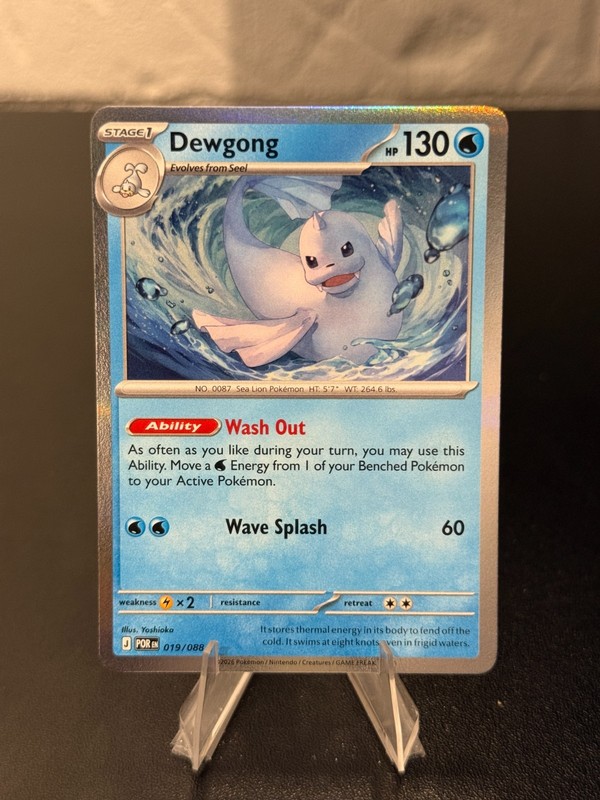 Dewgong 019/088 (Holo Rare) ME:03 Perfect Order NM Pokémon TCG
