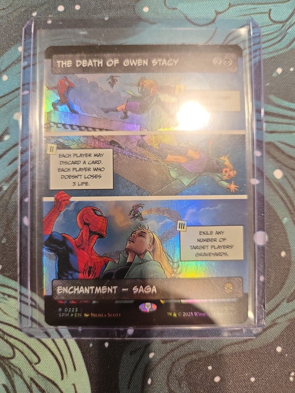 The Death of Gwen Stacy (Borderless) Marvel's Spider-Man Foil gallery