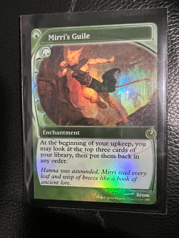 Magic The Gathering Mirri’s Guile MB2 Future Sight Boder FOIL RARE X1 NM