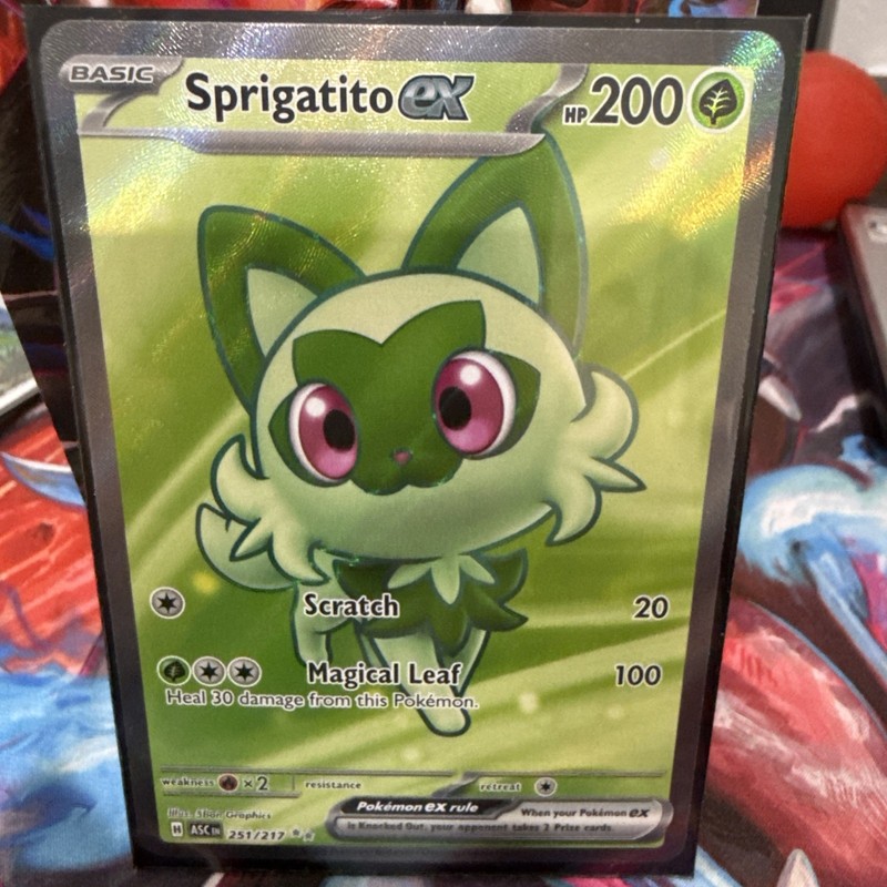 Sprigatito ex 251/217 Ultra Rare ME: Ascended Heroes Pokemon Holo Near Mint