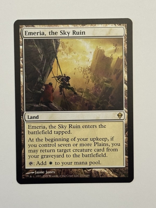 Emeria, the Sky Ruin LP Zendikar MTG Magic The Gathering