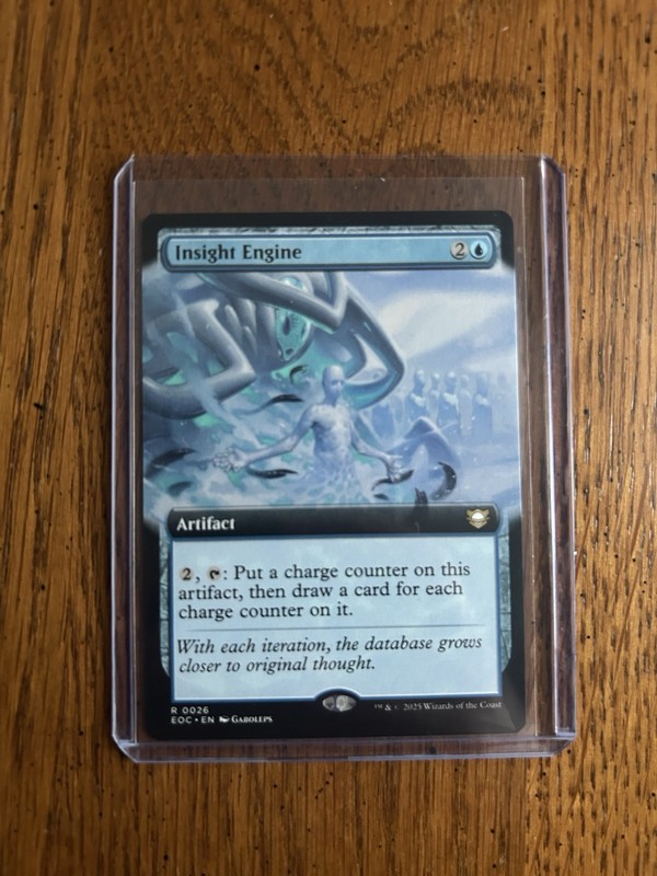 Insight engine #0026 Extended Art Non-Foil Commander: Edge of Eternities NM NP