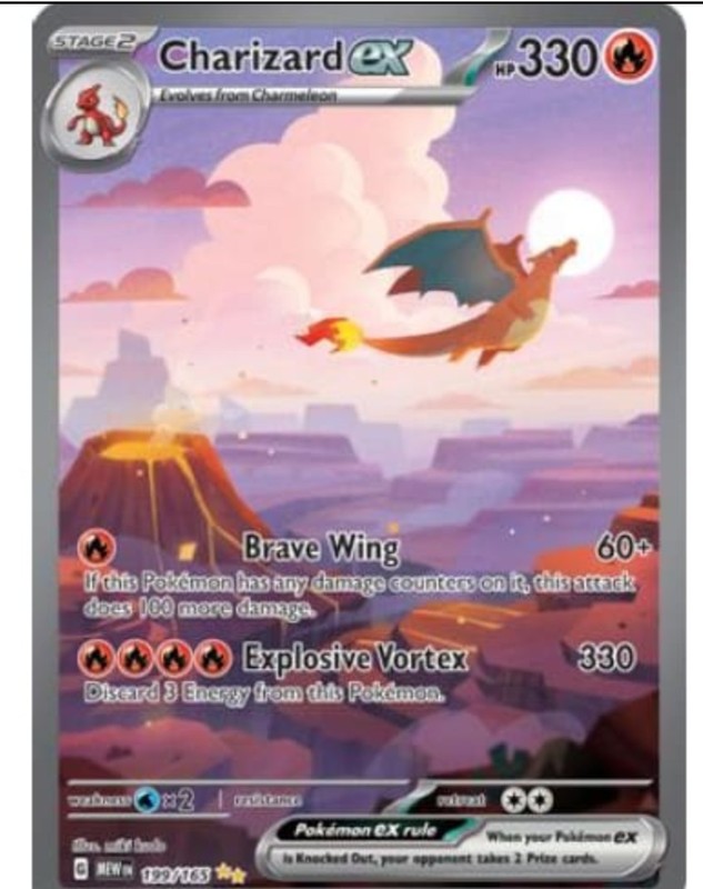 Charizard ex Special Illustration Rare SV:151 199/165 CHASER V1.0