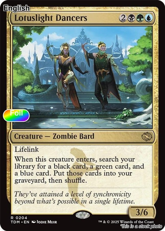 Lotuslight Dancers EN [TDM – 204] – NM [Foil] TCG MTG
