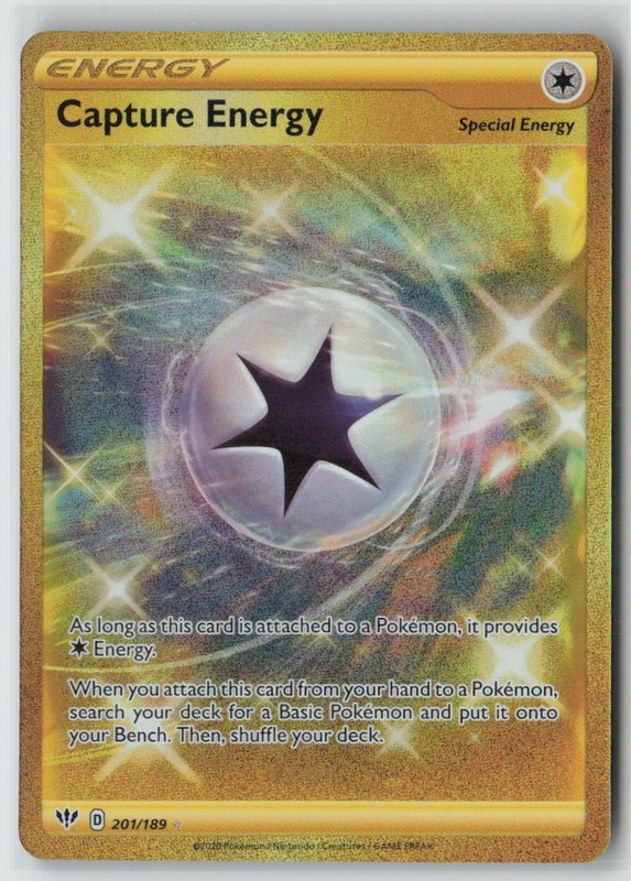Capture Energy (Secret) – #201/189 SWSH03: Darkness Ablaze