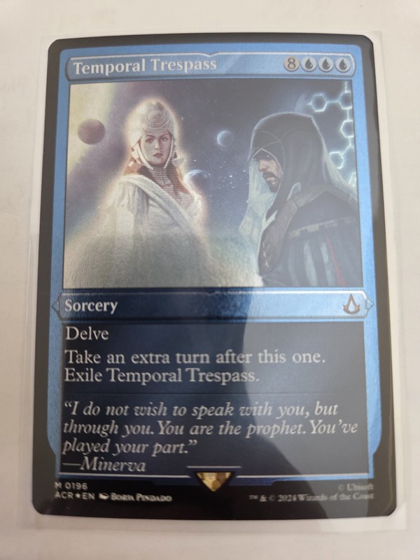 mtg, Temporal Trespass (Foil Etched) Universes Beyond: Assassin’s Creed Foil NM