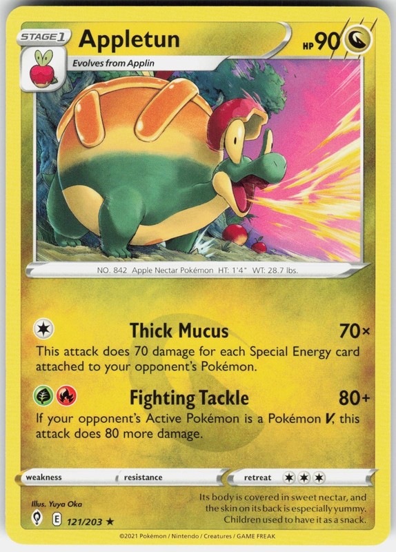 APPLETUN 121/203 – POKEMON EVOLVING SKIES – LP RARE