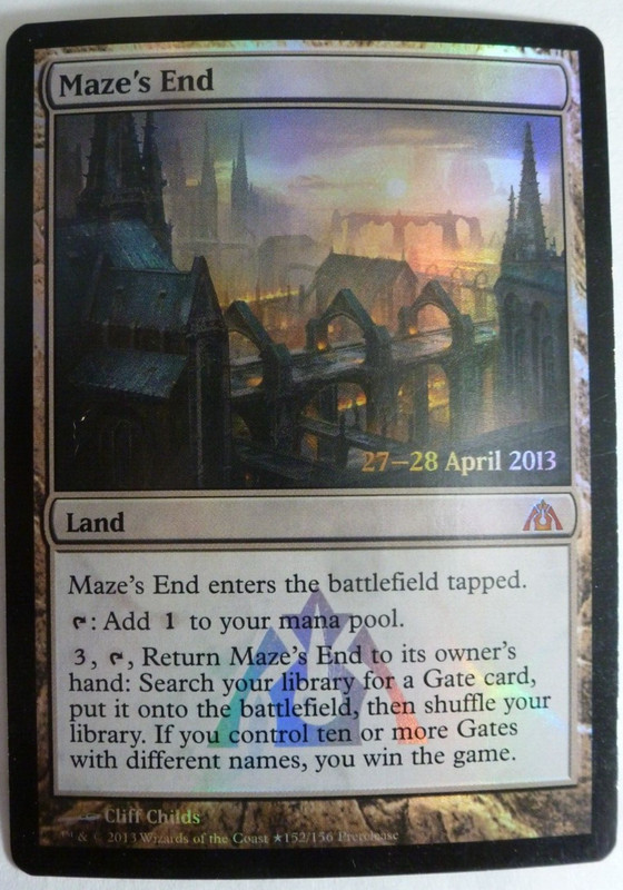 Magic The Gathering Maze’s End Pre-Release Promo Foil #152 LP/NM
