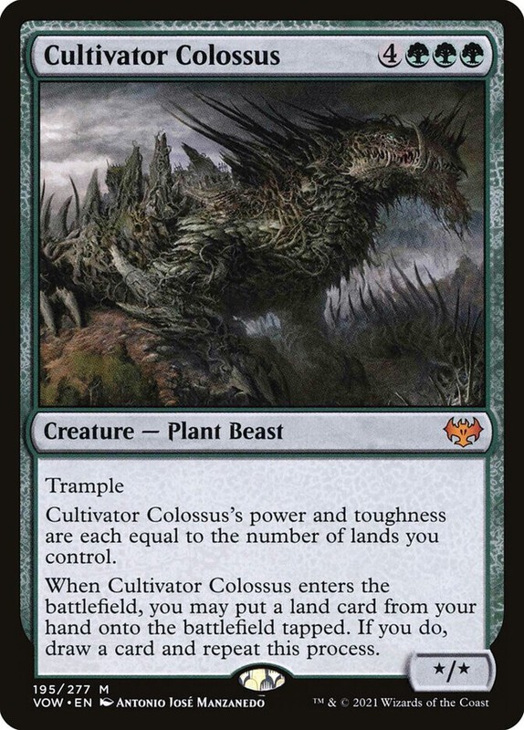MTG Cultivator Colossus – Innistrad: Crimson Vow #195