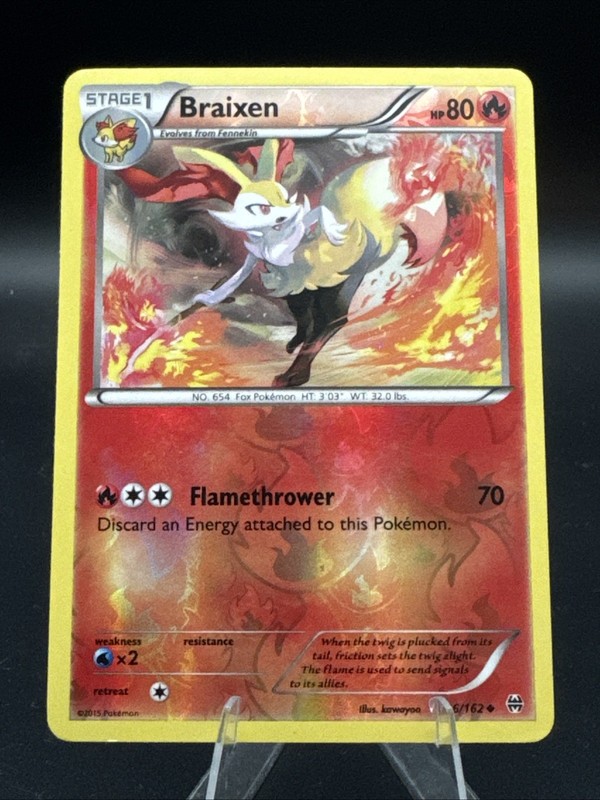 Braixen 26/162 Breakthrough Reverse Holo