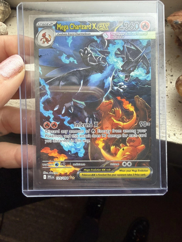 -Mega Charizard x EX 125/094 Me02: Phantasmal Flames Holo SIR-