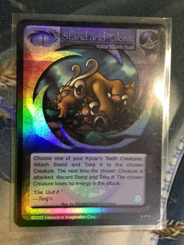 Magi Nation – Voice of the Storms “Stand and Take It” Kybar’s Teeth FOIL X1