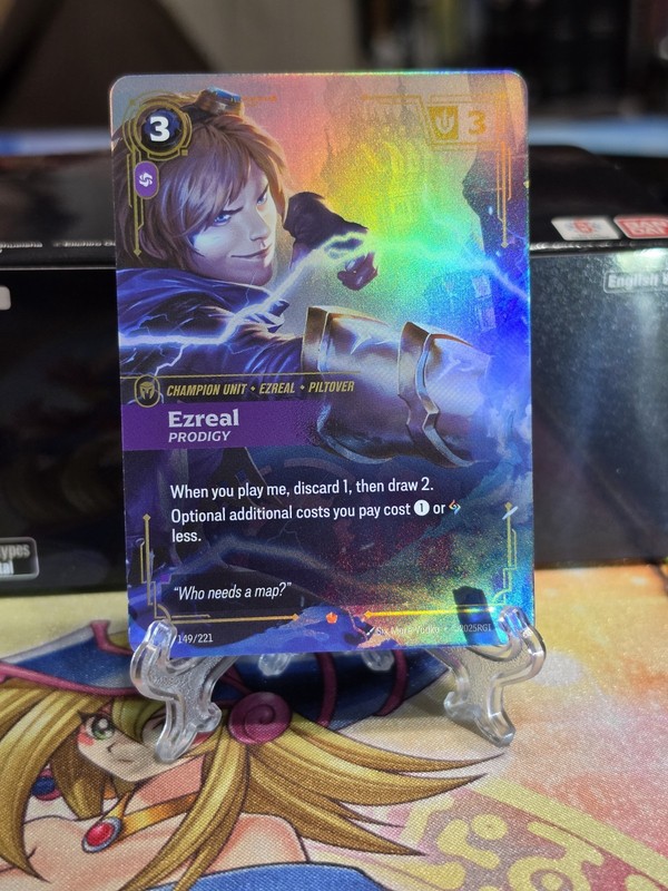 EZREAL-PRODIGY EPIC CHAMPION UNIT 149/221 RIFTBOUND-SPIRITFORGED