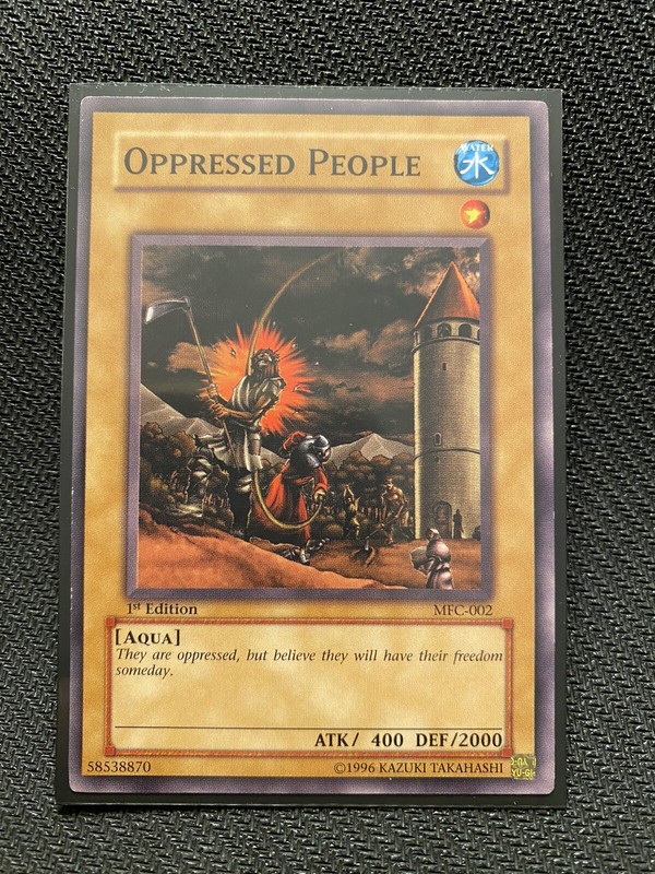Yu-Gi-Oh! TCG Oppressed People Magician’s Force MFC-002 1st Edition Common
