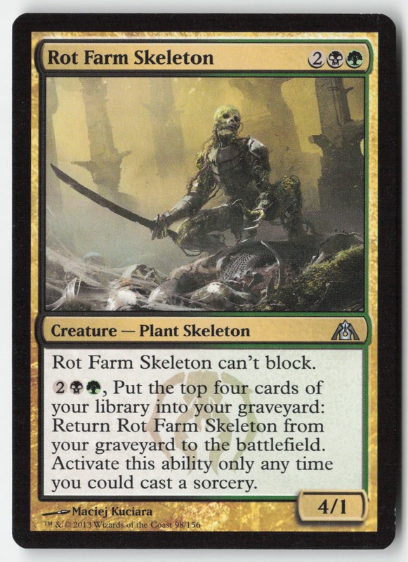 MTG – Rot Farm Skeleton #98 – Regular – DGM Dragon’s Maze