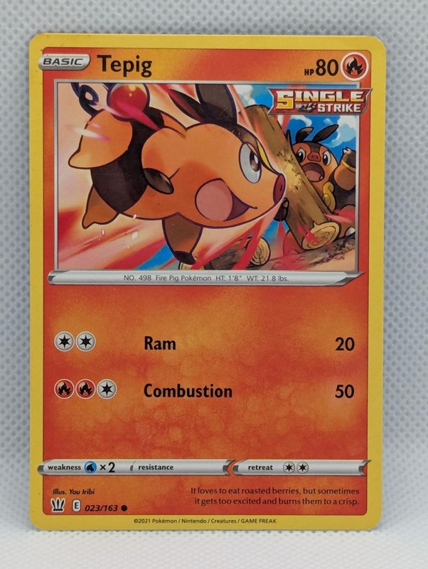 TEPIG 023/163 C BATTLE STYLES POKEMON MP TEPIG