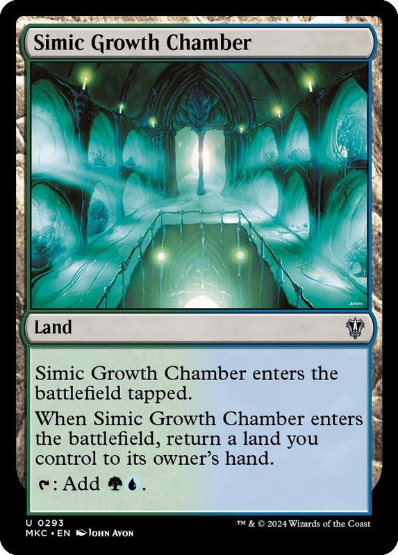 Simic Growth Chamber [Murders at Karlov Manor Commander] Near Mint