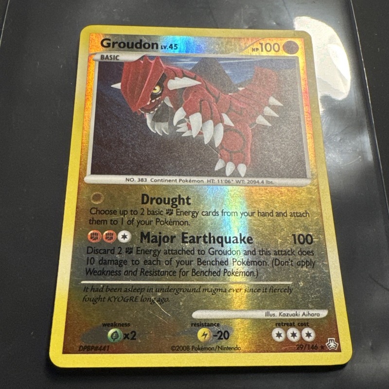 Groudon 29/146 Legends Awakened Reverse Holo