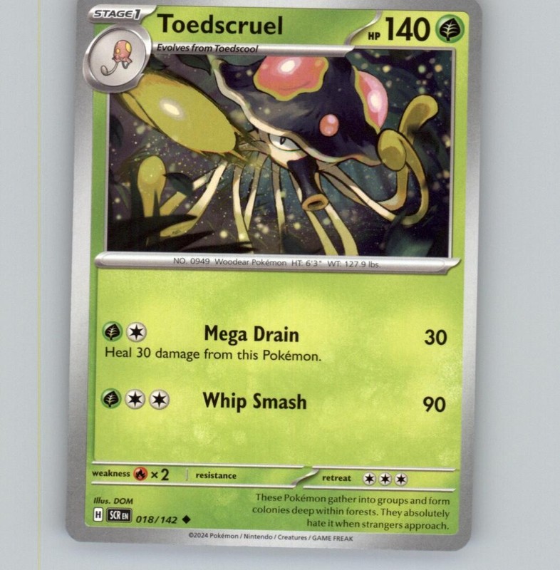 SV07: Stellar Crown #018/142 Toedscruel