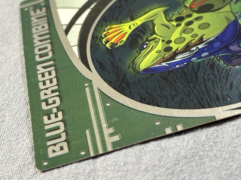 Bakugan Blue-Green Combine 46/48i Green 🟢 Ability Aquos/Ventus Frosch Foiled gallery