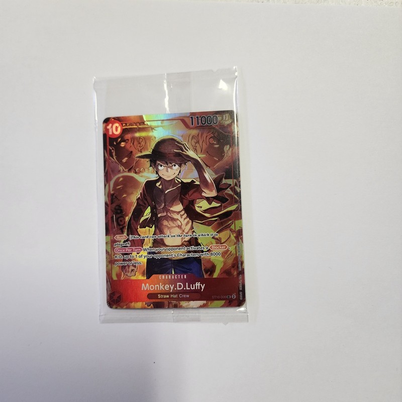 Monkey.D.Luffy (Treasure Booster Set) ST10-006 One Piece Promotion Cards Foil