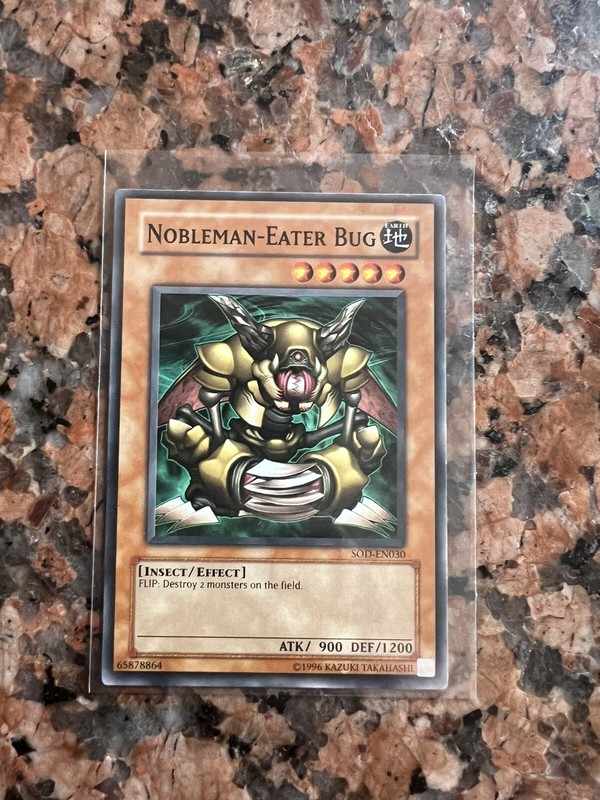 YuGiOh! Nobleman-Eater Bug SOD-EN030 – Soul Of The Duelist – Common Unlimited LP