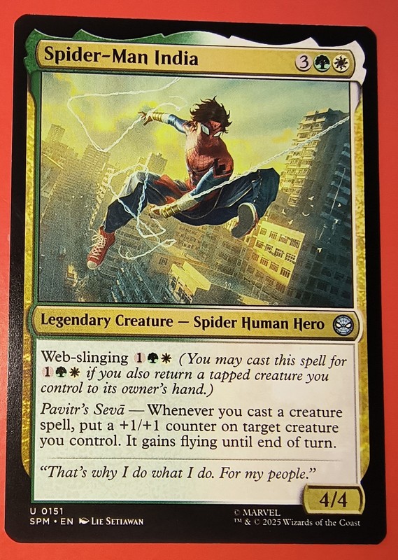 MTG:MAGIC SPIDER-MAN: SPIDER- MAN INDIA, 0151, REGULAR, UNCOMMON, NM, SPM