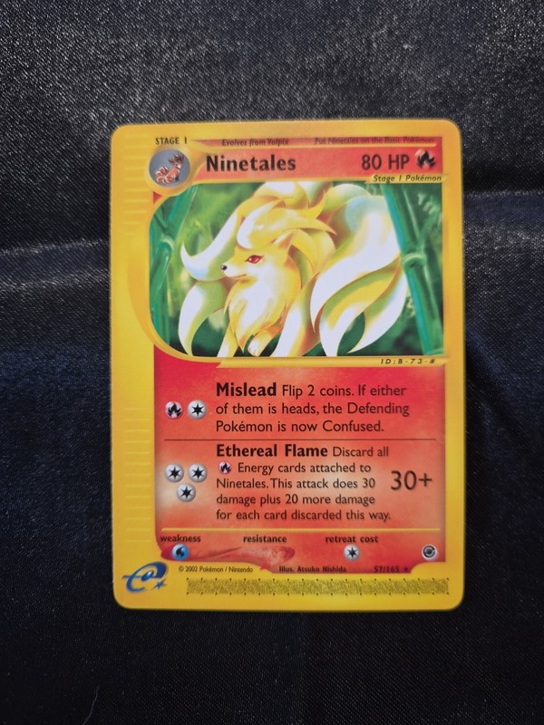 Pokemon Ninetales 057/165 Expedition Base Set Regular