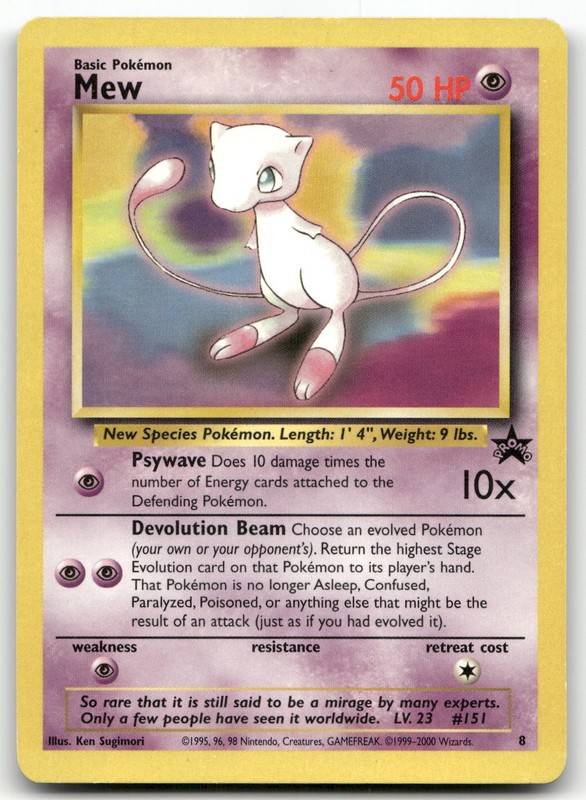 Mew (8) #8/53 (MP) WoTC Promo PR Pokemon
