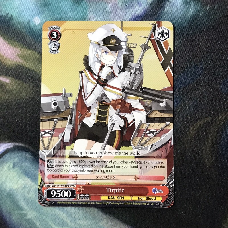 Weiss Schwarz Azur Lane – Tirpitz – AZL/S102-TE75 TD (English) AZL/S102-T75