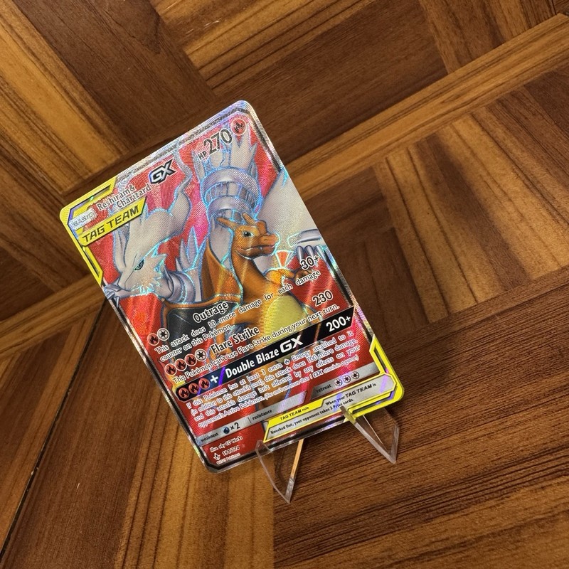 Reshiram & Charizard GX (Full Art) 194/214 Ultra Rare SM - Unbroken Bonds Nm gallery