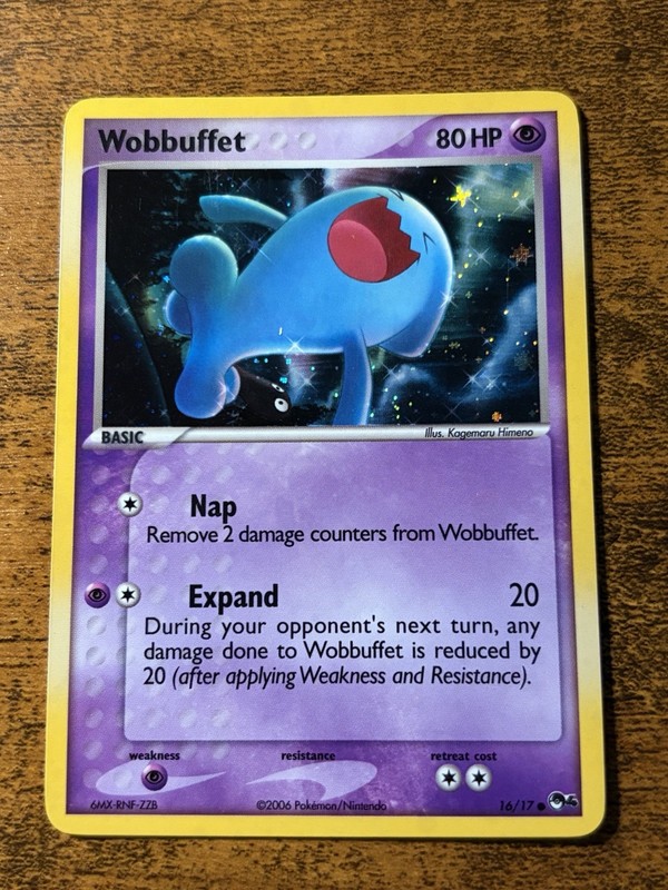 Wobbuffet 16/17 Holo POP Series 4 Pokemon Card