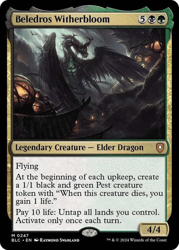 Beledros Witherbloom – BLC 0247 – NM – MTG Magic
