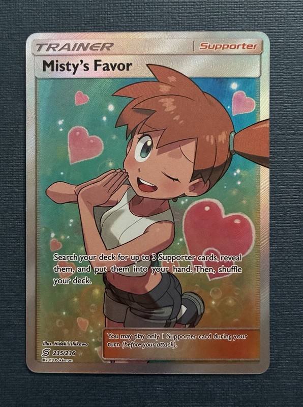 Misty’s Favor (Full Art) Holo Ultra Rare SM – Unified Minds 235/236 LP