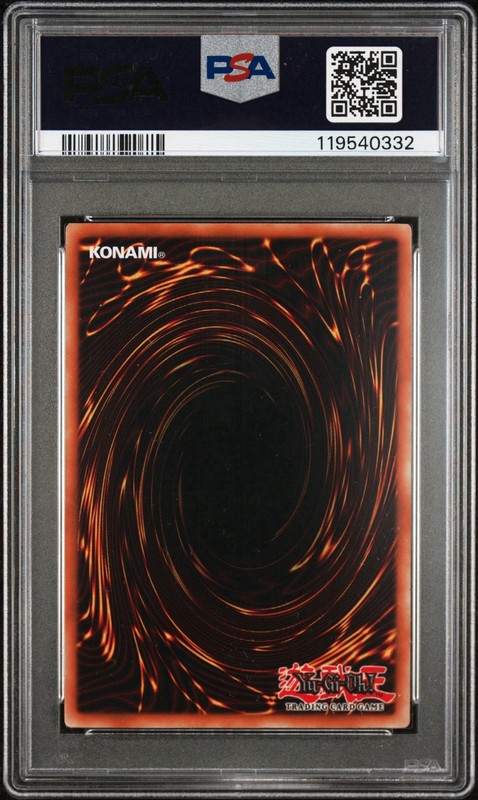 2023 Yu-Gi-Oh Red-Eyes Black Dragon LC01-EN006 QCSE Attribute Error Italia PSA 9 gallery