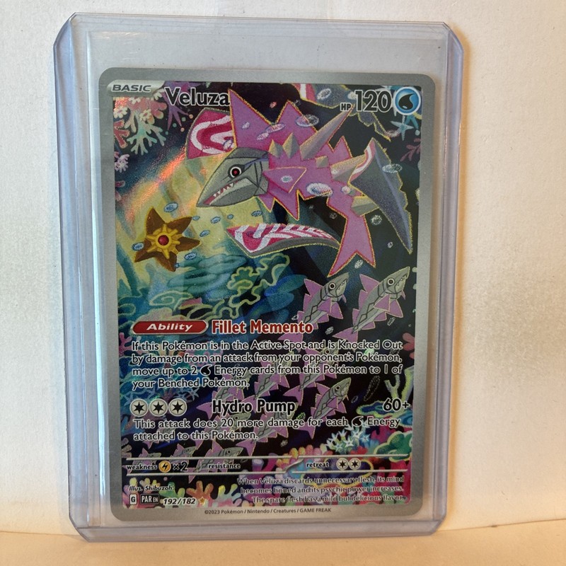 Veluza 2023 Pokemon Paradox Rift 192/182 Illustration Rare Holo