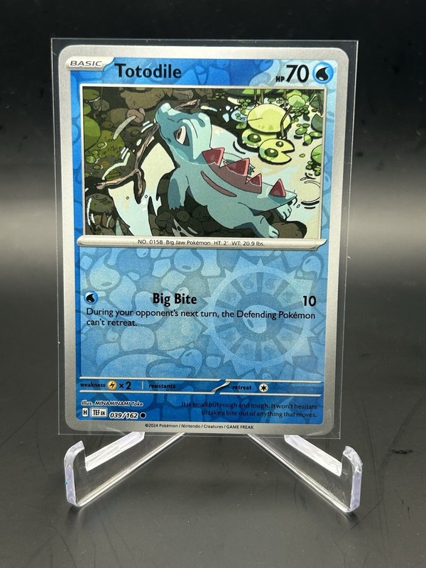 Pokemon Temporal Forces – Totodile – 039/162 – Reverse Holo – M/NM