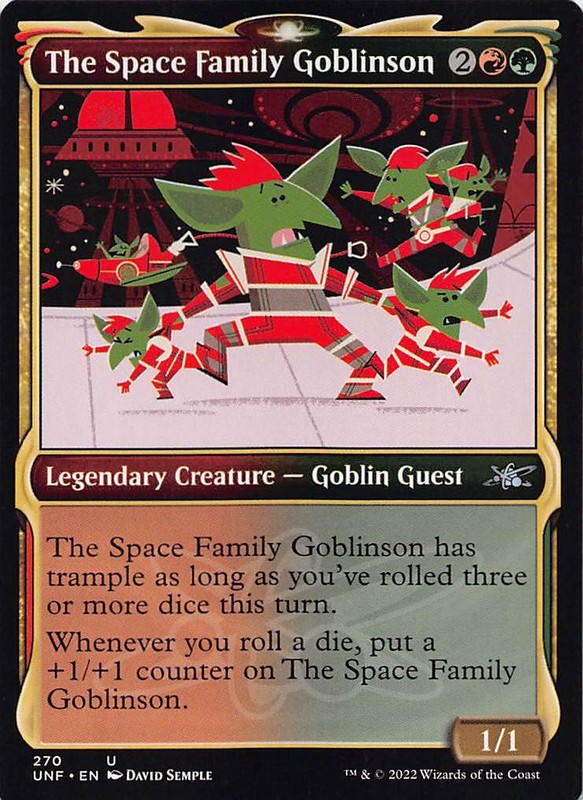 The Space Family Goblinson (Showcase) UNF 270 English NM – MTG