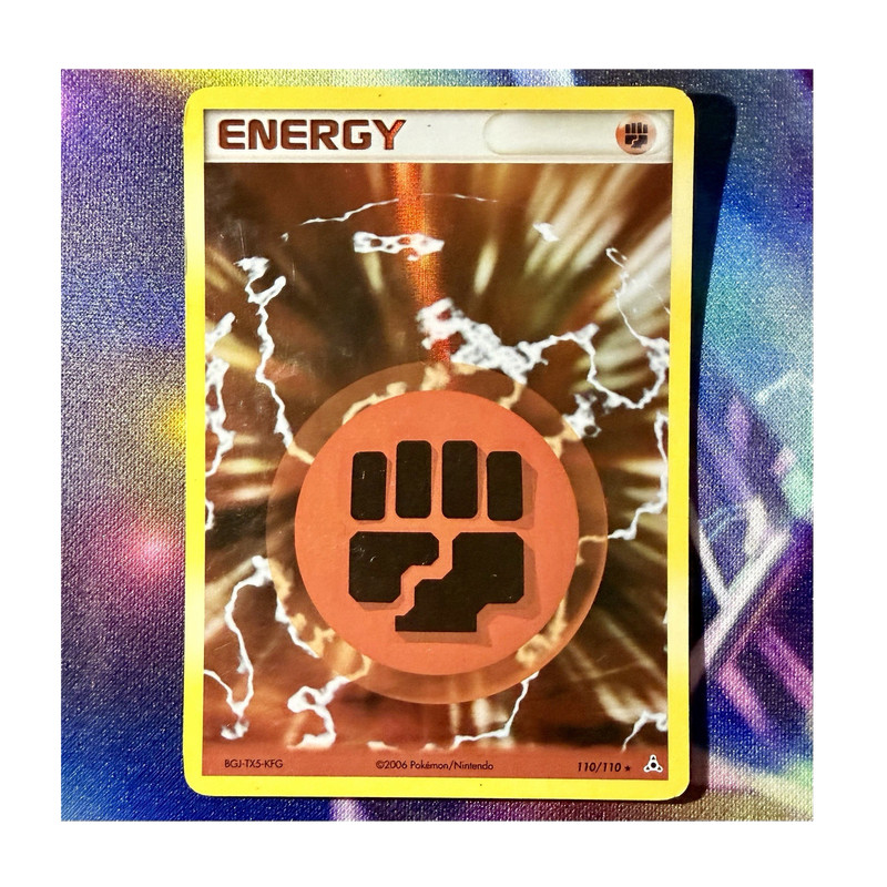 POKÉMON TCG FIGHTING ENERGY HOLO RARE! 110/110 EX HOLON PHANTOMS 2006!
