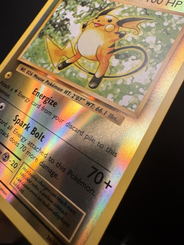 Pokémon TCG - 2016 Pokemon XY Evolutions Raichu 36/108 Reverse Holo Rare gallery