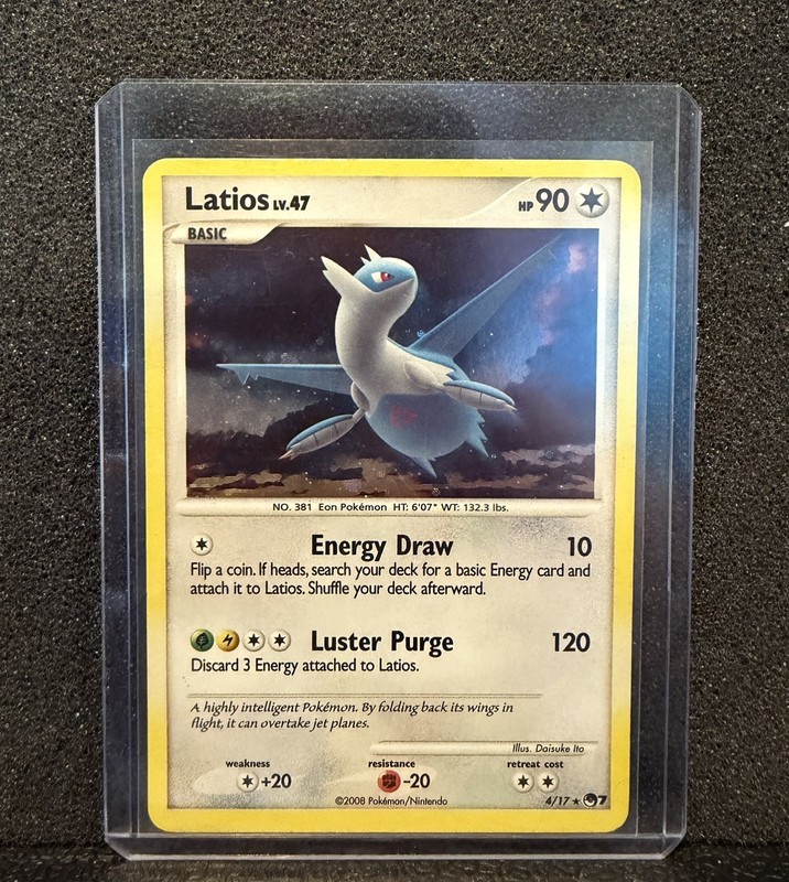 Pokémon TCG Latios 004/017 POP Series 7 Holo Rare LP 2008
