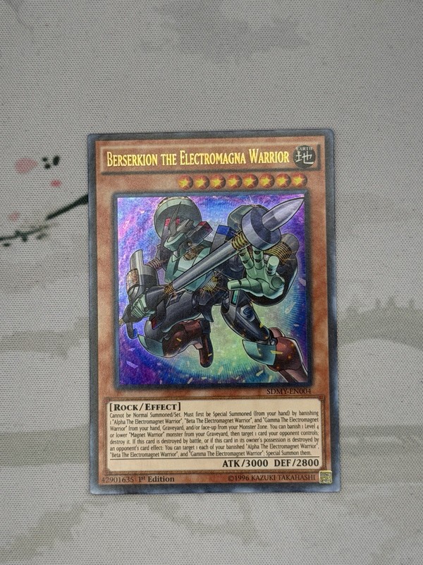 Berserkion the Electromagna Warrior SDMY-EN004 Structure Deck: Yugi Muto 1st…