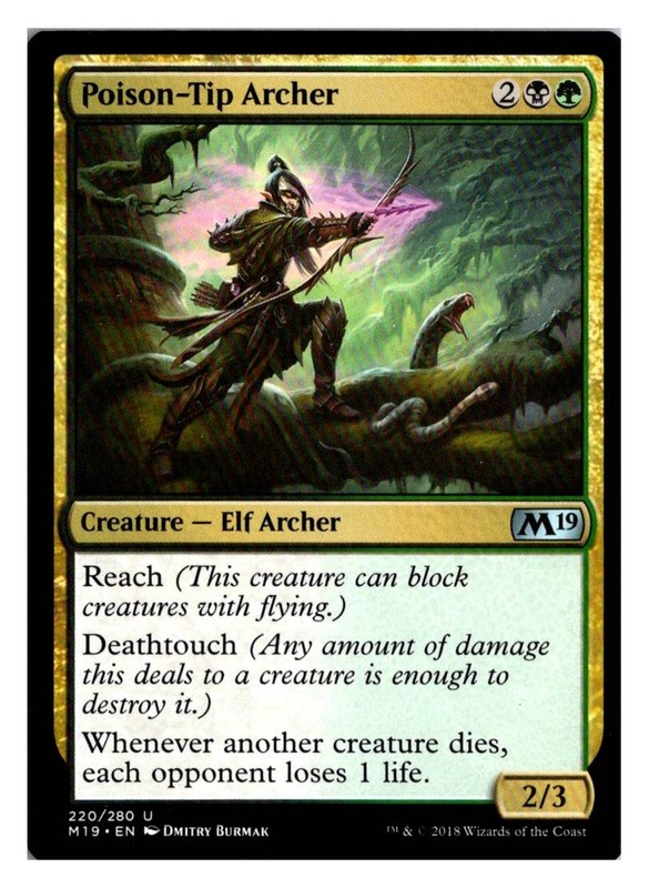 Poison-Tip Archer 220 UC Core Set 2019 NM